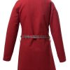 MINC Petite Girls Reversible Dressing Jacket in Red, white and green Checked Cotton