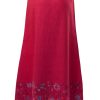 MINC Petite Raspberry Sorbet Girls Skirt in Fuchsia Linen