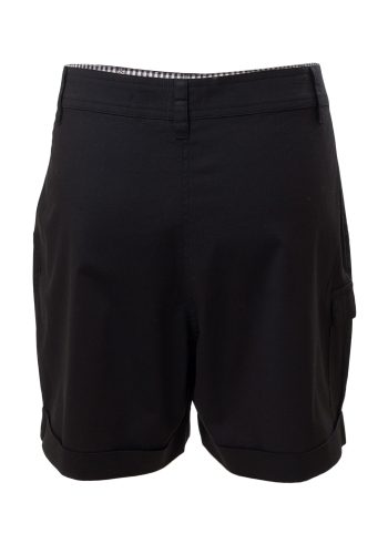 MINC Petite Sober Safari Girls Shorts in Phantom Black Cotton