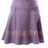 MINC Petite Spring Embroidered Girls Skirt in Purple Khadi Cotton
