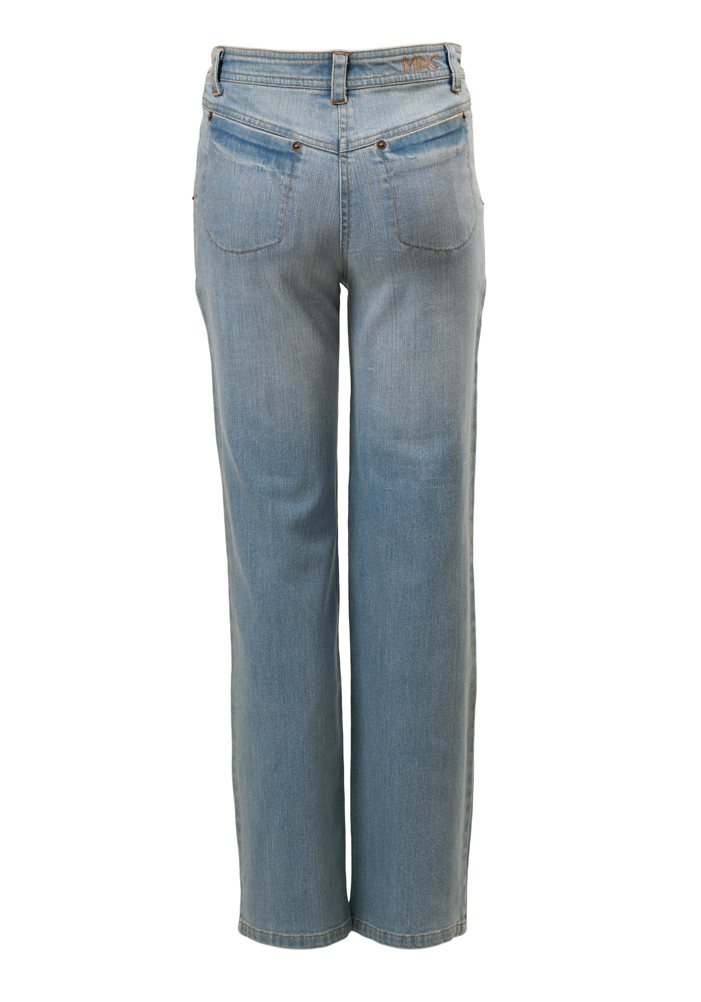 MINC Petite Sterling Girls Classic Trousers in Sky Blue Denim