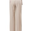 MINC Petite Sweet Pea Girls Trousers in Off-White Cotton Linen