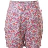 MINC Petite Tropical Safari Girls Roll Back Cuff Shorts in Printed Cotton
