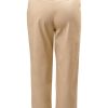 MINC Petite Winter Wheat Girls Capris in Beige Cotton Twill