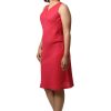 MINC ecofashion Pamela Short Dress In Fuchsia Linen