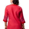 MINC Ecofriendly June Kimono Top in Fuchsia Linen