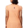 MINC Embroidered Short Kurti in Orange Khadi Cotton
