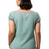 MINC Jane Peasant Top in Sea Green Khadi Cotton
