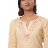 MINC Khadi Cotton Short Top in Sunshine Yellow