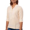 MINC ecofashion Stella Khadi Cotton Top in Sunshine Yellow