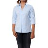 MINC Classic Striped Blue Cotton Button Down Shirt