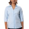 MINC Classic Striped Blue Cotton Shirt
