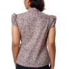 MINC Dusky Rose Floral Print Cotton Shirt