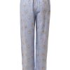 MINC Petite Girls Sleepwear Pajamas in Printed Blue Cotton