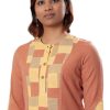MINC Patterned Tunic in Orange Khadi Cotton - Image 6