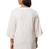 MINC eco fashion Embroidered Tunic in Ivory Khadi Cotton